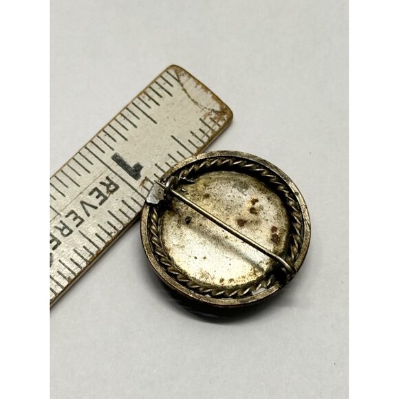 Estate vintage butterfly wing tropical pin brooch - Picture 6 of 6